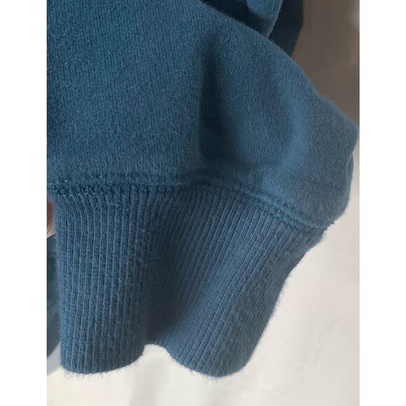 SJB Active Jacket Pullover Womens Sz Large Blue Button Hooded Long Sleeve Pocket - Picture 2 of 12